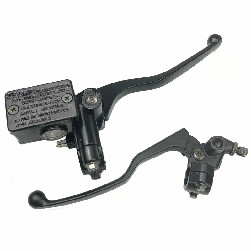 Motorcycle 7/8 Handlebar Hydraulic Brake Master Cylinder & Clutch Lever