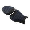 Suzuki Hayabusa GSX1300R Black Blue Driver & Passenger Seats (2008-2020)