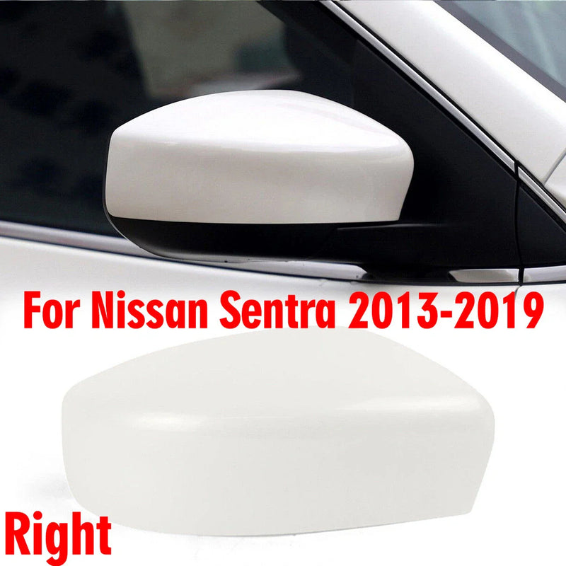 Nissan Sentra White Right Passenger Side Rearview Mirror Cap Cover (2013–2019)