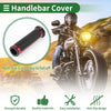 Motorcycle 7/8" 22mm Hand Grips Cover Diamond Pattern