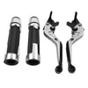 Kawasaki ZX6RR Folding Extendable Brake Clutch Levers & Handlebar Grips