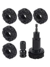 Rust Removal on Brake Discs and Hub Shafts 8PCS Automotive Tool Set