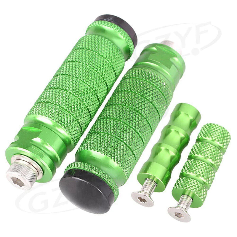 GZ CNC Aluminum Green Rearset Footrests Foot Pegs