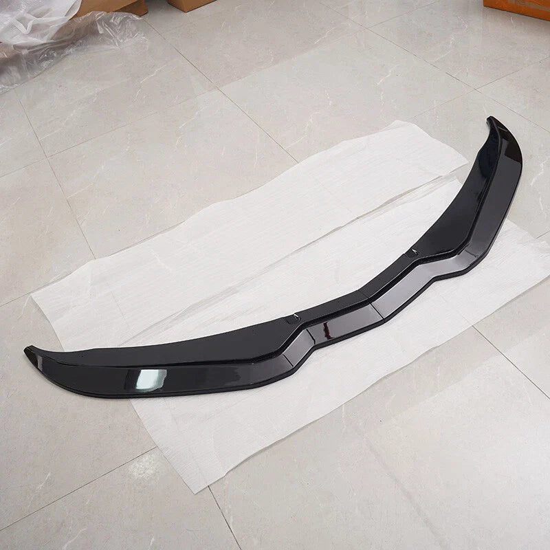 Corvette C7 Z06 Front Splitter Bumper Lip Spoiler Gloss Black (2014-2019)