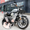 Motorcycle Waterproof Faux Leather Black Fork Handlebar Tool Bag