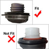 Ford Black ABS Gas Fuel Filler Cap