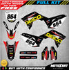 Honda CRF 450 (2017-2018) - GEICO Style Stickers Custom Graphic Kit