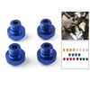 M10 Screws & Bolts 4PCS Universal Motorcycle Mirror Hole Blanking Plugs