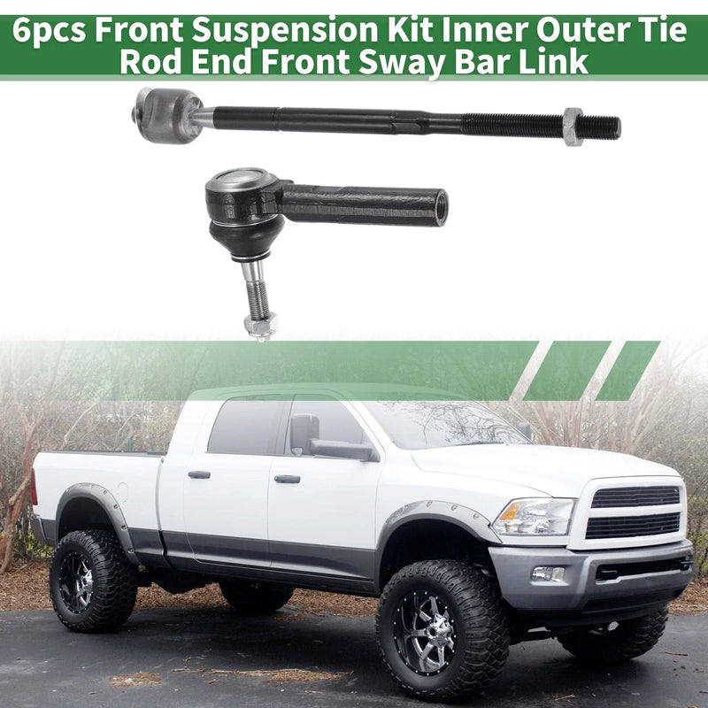 Dodge Journey 6 x Front Suspension Kit Tie Rod End Sway Bar Link