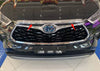 Toyota Highlander Front Engine Grille Chrome Head Decor Cover (2020-2023)