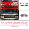 Honda Civic Left Headlight (1990-1991)
