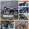 Yamaha Virago XV535 XV400 Carbon Battery Side Covers (1987-1999)