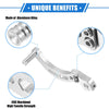 Motorcycle 50cc-250cc Folding Silver Tone Gear Shifter Lever / Universal / Gear Shifter Lever