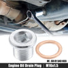 Nissan M16x1.5 Steel Engine Oil Drain Plug Screw & Gasket