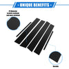 Toyota Corolla 6 x Pillar Posts Door Window Trim Cover (2009–2013)