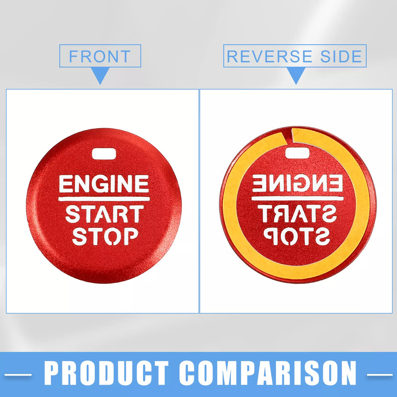 Ford Mustang (2015-2021) Red Engine Start Stop Ignition Button Cover