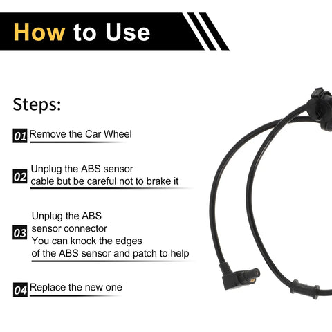 Dodge Ram 1500 ABS Wheel Speed Sensor (2002-2005)