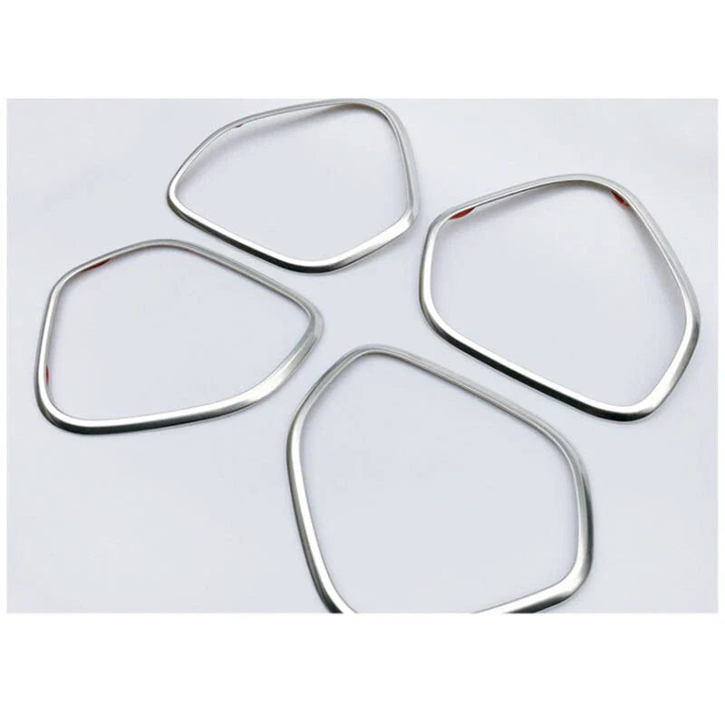 4pcs Silver Door Side Speaker grille Cover Trim Frame fits Volvo XC60 2018-2022