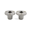 CG125 2 x Silver Tone Aluminum Alloy Oil Filter Rotor