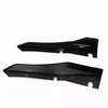 Infiniti Q50 2 x Gloss Black Rear Bumper Lip Splitters (2018-2022)