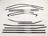 Toyota Highlander Steel Black Window Side Molding Trim (2020-2023)