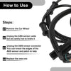 Dodge - 1 x Front Left / Right ABS Wheel Speed Sensor Kit (2006-2010)