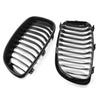BMW E81 E82 E87 E88 Matte Black Front Kidney Grille (2007-2013)