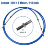 Yamaha Blue 2 x 10ft 118in Marine Type Shift Remote Control Box Cable