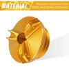 Yamaha YZF-R6 FZ750 FZ600 Oil Filler Cap Plug Cover Gold Tone
