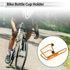Motorcycle or Bicycle Universal Gold Tone Aluminum Alloy Bottle Cup Holders