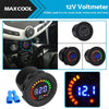Car Boat Marine Gauge 12V LED Digital Battery Volt Meter Monitor