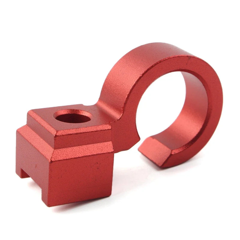 Suzuki DRZ400SM (2005-2022) RED CNC Billet Front Brake Hose Line Clamp