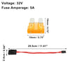 Car Boat 5A Blade Style Mini Fuse Adapter Tap Kit