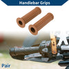 Motorcycle Light Brown Grips 7/8 22mm Hand Grips