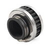 Motorcycle Scooter 38mm Stainless Steel Air Intake Filter Cleaner w/ Clamp