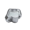 Honda, Suzuki, Yamaha 28mm Silver Aluminum Front Handlebar Riser Clamp Kit