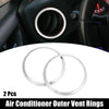Toyota Subaru 2 x Air Conditioning Outer Vent Ring Trim