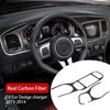 Dodge Charger 2011-2014 Carbon Fiber Dashboard Radio Trim Cover Sticker