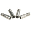 Valve Stem Extensions 4pcs Brass Cap Chrome Extender Screw-On Silver Tone Tyre