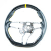 Porsche 911, 718, Boxster, Cayman, Macan Carbon Leather Yellow Steering Wheel (2016-2023)