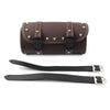 Motorcycle Handlebar Sissy Bar Saddlebag Mini Retro PU Leather Tool Bag