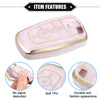 Ford Smart Key (Compatible) - Pink Key Fob Cover 5 Button