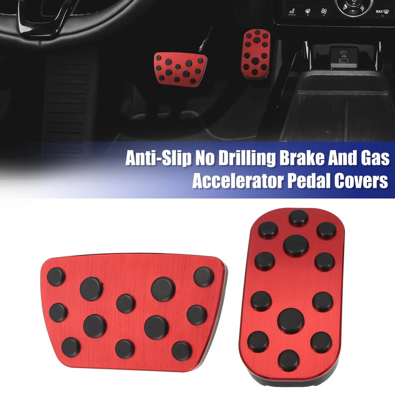 Toyota Alphard 1 x Set Brake Pedal Pad Cover Anti-Slip Footrest Kit