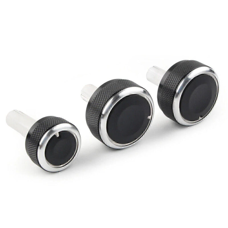 VW Golf MK4, Passat B5, Bora 3 x A/C Control Knob Switch Panel (1998-2006)