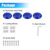 Chevrolet Corvette C5 (1997-2004) - Blue Frame Rail Covers 4 Pcs Jack Pad