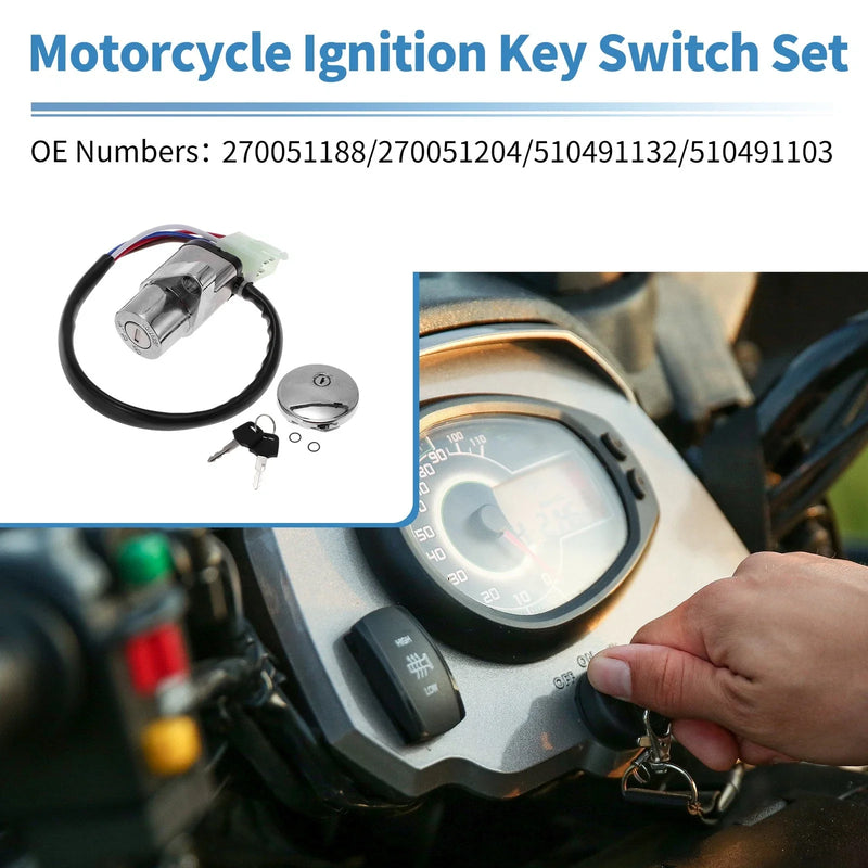 Kawasaki VN400 Vulcan Ignition Key Switch 1 (1995–1997)