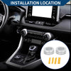Toyota RAV4 AC Climate Heater Switch Knob Cover Ring (2020-2023)