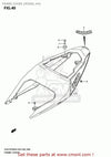 Suzuki GSX-R600 750 K4 K5 GSX-R1000 K3 2 x Rear Fairing Bolts Shoulder (2003–2005)