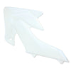 CRF50 Pit Pro Dirt Bike White Plastic Front Tank Side Guard Fender