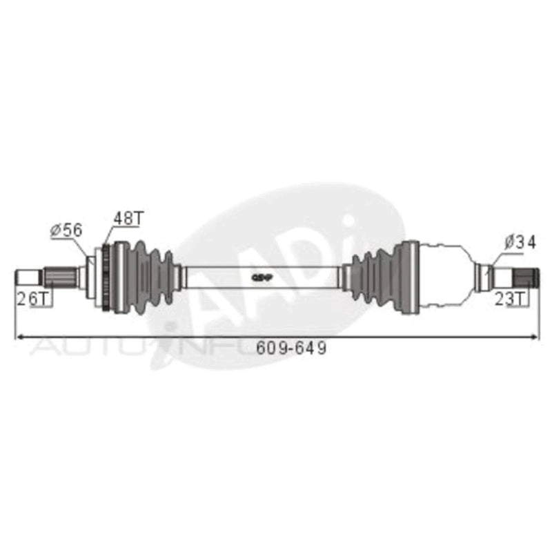 Toyota Corolla LH CV Shaft (1989–2001)